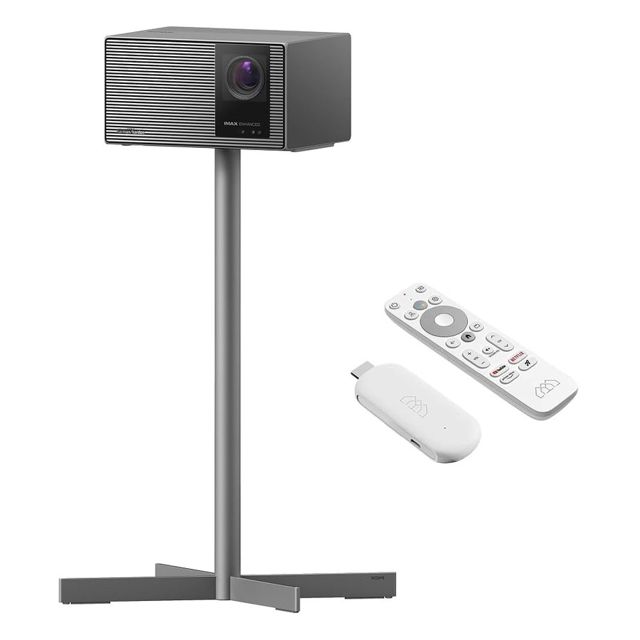 XGIMI TITAN Noir Proiettore 4K Laser, 4800 Lumen ISO, Home Cinema & Gaming