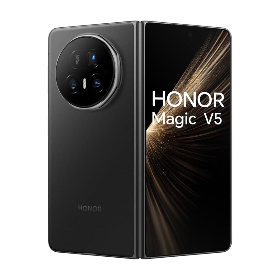 HONOR Magic V5 Smartphone Pieghevole, Display 7,95 Pollici 120Hz, Batteria 5820mAh, Memoria 16+512GB, Snapdragon 8 Elite, Arte del Design Pieghevole, Telefono Mobile Sbloccato Android 15