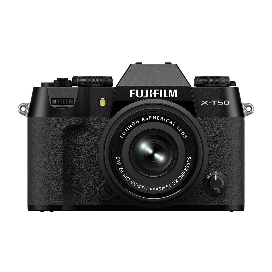 Fujifilm X-T50 Fotocamera Digitale Mirrorless 40MP KIT XC15-45mmF3.5-5.6, Sensore X-Trans CMOS 5 HR, IBIS, Filmati 6.2K 30p, Mirino EVF, Schermo LCD 3" tiltabile, Nero