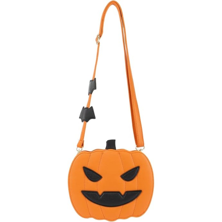Novelty Pumpkin Purse,Halloween Pumpkin Crossbody Bag,Horror Halloween Funny Purses Handbags