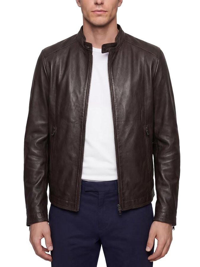 Giacca Pelle Uomo in vera pelle, giubbotto pelle uomo e giacca estiva, per ogni occasione la migliore giacca pelle uomo Made in Italy giacca MASSI