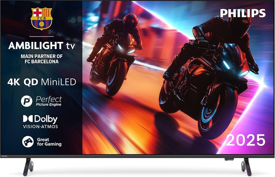 Philips 65MLED910/12 164cm 65" 4K miniLED Ambilight Smart TV Fernseher