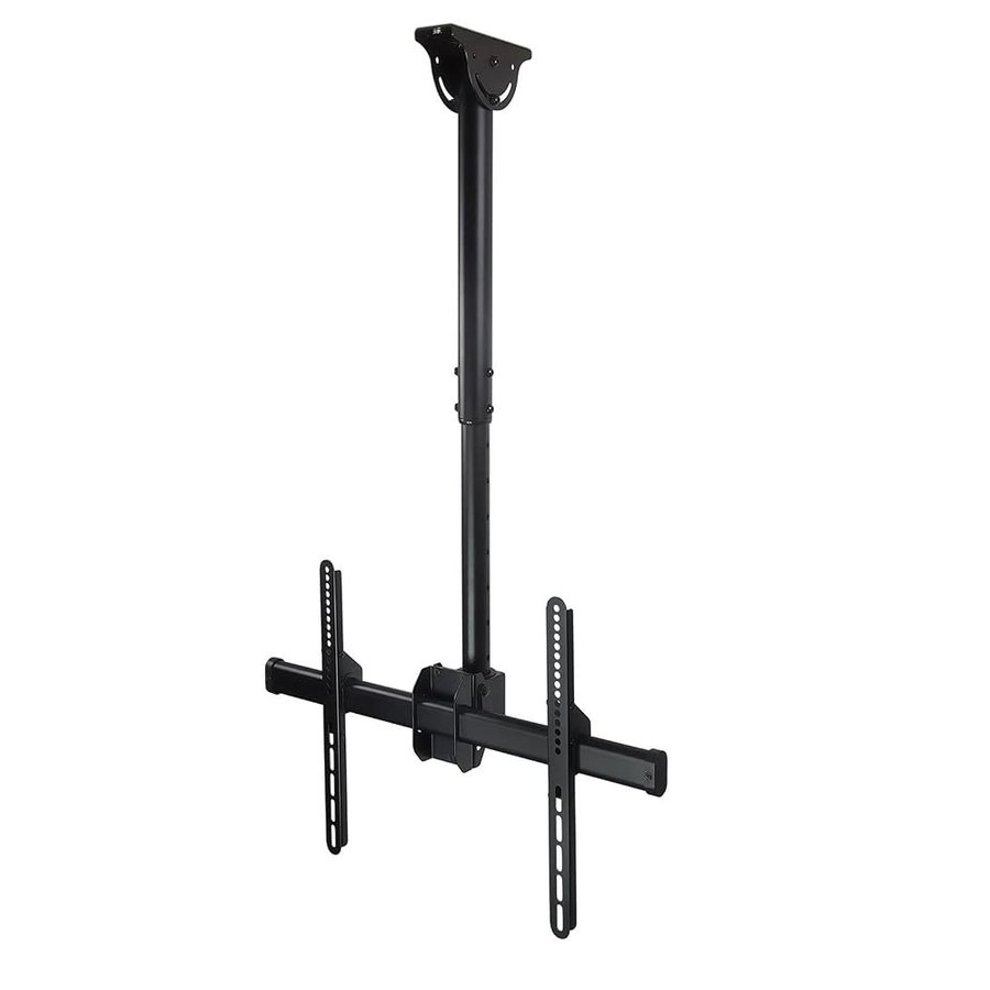 Staffa di montaggio per TV a soffitto regolabile a 360°, design girevole e inclinabile per TV a schermo piatto LCD, LED, OLED, Plasma, adatto per schermi da 24 a 55 pollici