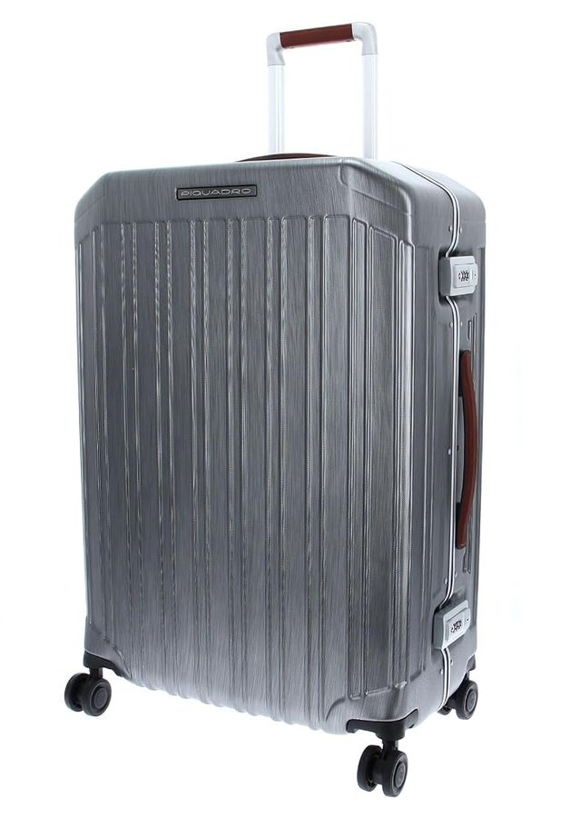 Trolley Grande 4 Ruote Policarbonato - Unisex - Colore Argento