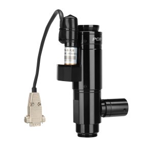 6.5X Motorized Continuous Zoom Lens With Coaxial Illumination 0.7X-4.5X RS232 C Mount For Machine Vision LZ-650105