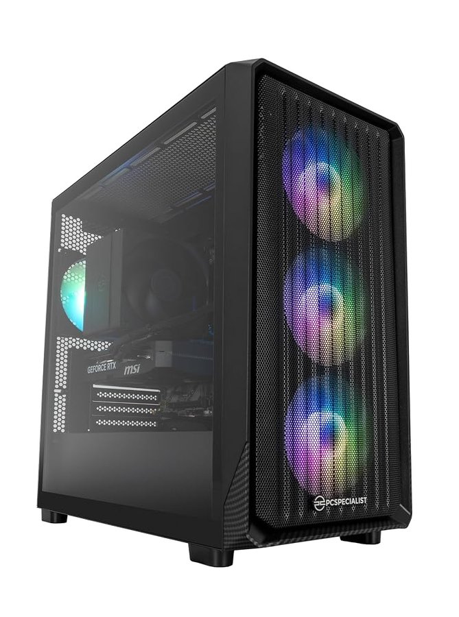 PCSpecialist Prism PC Gaming - AMD Ryzen 5 8400F 4.70 GHz 6-Core, 16 GB RAM, 8 GB GEFORCE RTX 5060 Ti, 1TB M.2 SSD, Windows 11