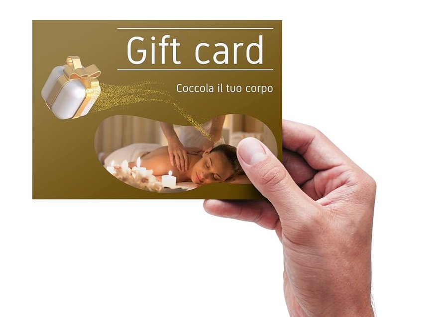 50 Buoni Regalo Estetista Voucher per Saloni & Spa – Cartoncino Plastificato da Compilare – Idee promozionali cliente