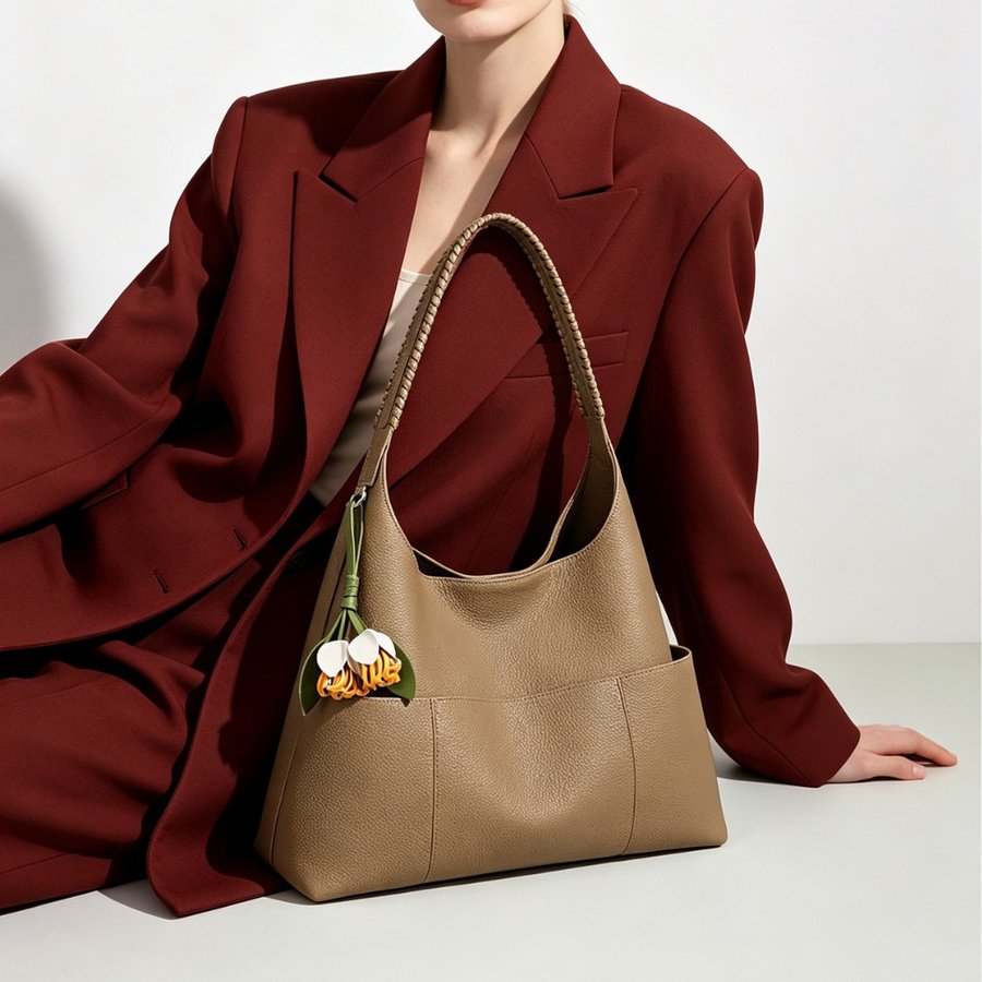 New Niche Woven Versatile Shoulder Bag