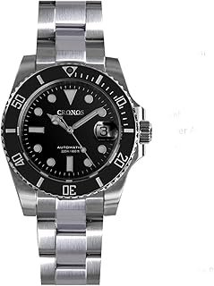 Cronos Aggiornamento Sub-Diver Orologi da Uomo di Lusso Bracciale In Acciaio Inox Lunetta In Ceramica Full Lume 200 Metri Impermeabile Immersione Orologio Da Polso