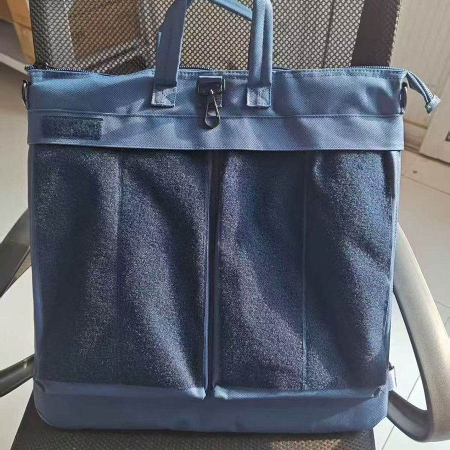 Blue Helmet Bag Pilot Airshow Standard Backpack