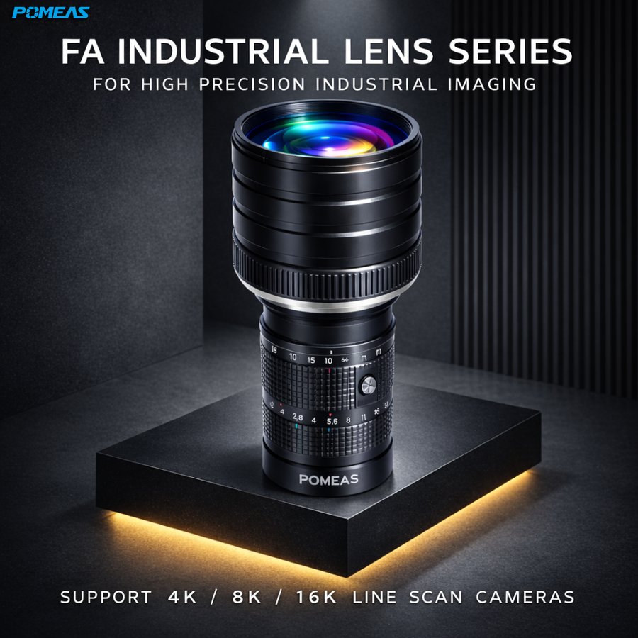 LLB075-8040M 0.75X 80mm F4.0 8K Line Scan Lens With 62mm Image Circle For Industrial Inspection