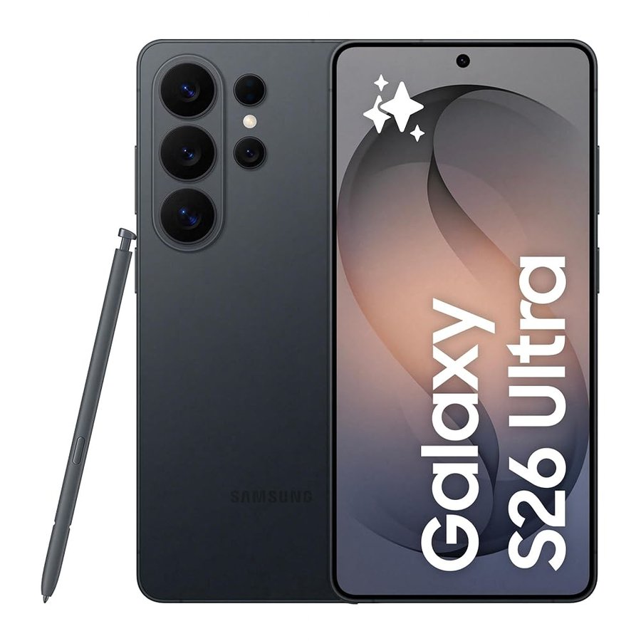 Samsung Galaxy S26 Ultra, 256GB, Black [Versione italiana] | 3 anni di Garanzia, Smartphone AI, Privacy Display Integrato, Processore Potente, Assistente Foto, Camera 200 MP, 5000 mAh