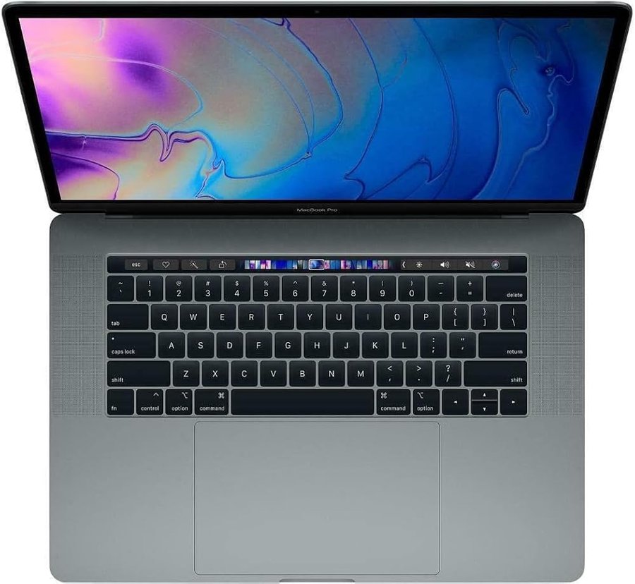 2018 Apple MacBook Pro con 2.2GHz Intel Core i7 (15-Pollici, 32GB RAM, 512GB SSD di Memoria) (QWERTZ German) Grigio Siderale (Ricondizionato)