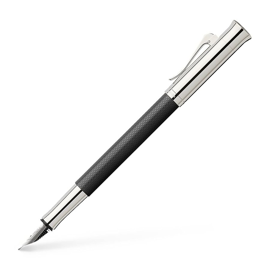 Graf von Faber-Castell - Penna stilografica Guilloche Nero B