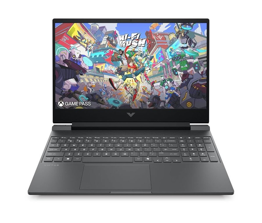 HP Victus 15-fa2001slx, Notebook, Intel Core i5-13450HX, 16 GB RAM, 512 GB SSD, NVIDIA RTX 3050 6GB, 15,6" FHD IPS 144Hz, Laptop, 720p TNR Cam, FreeDOS 3.0, Portatile, Grigio