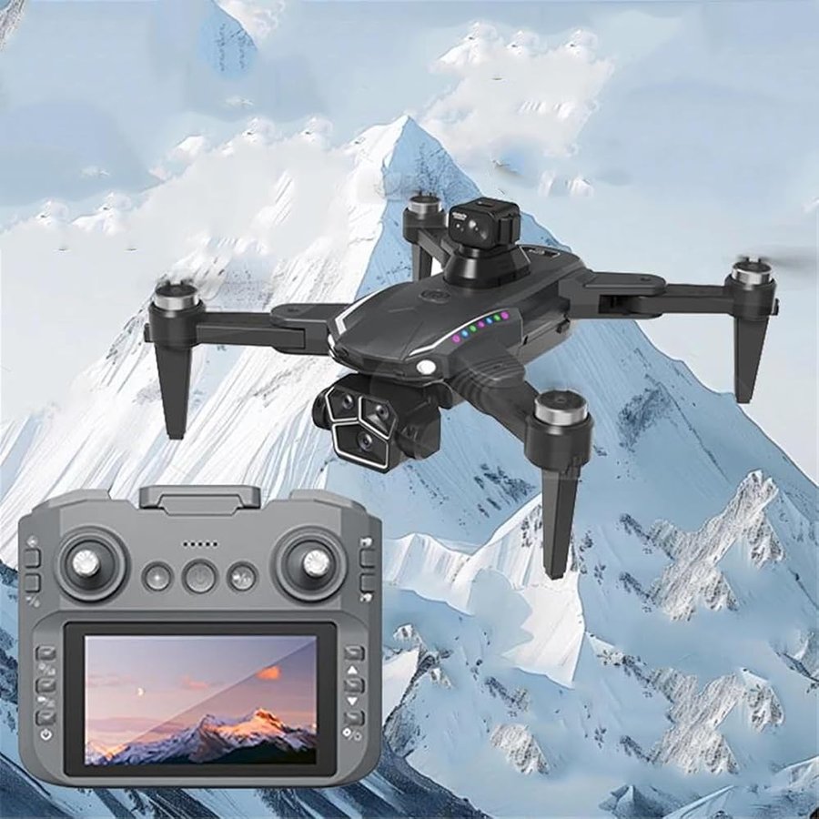 Drone s12 6k Professionale GPS HD Camera droni 5g WiFi Motore brushless Flusso Ottico Hovering quadricottero Pieghevole,Triple Battery