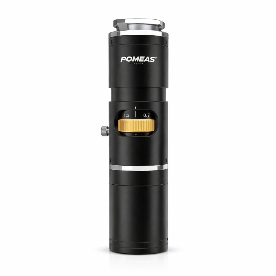 4K 7.5X Zoom Lens 0.68X-5.0X C-Mount Industrial Lens For 1inch Sensor 2.8um High Resolution 80mm WD Machine Vision Camera