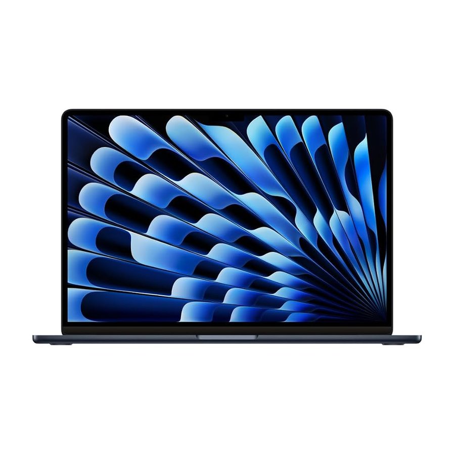 Apple MacBook Air 2023, Chip M2 con CPU 8 core, GPU 10 core (15-pollici, 16GB di RAM, 1TB di Memoria SSD) QWERTY Italiano Mezzanotte (Ricondizionato)