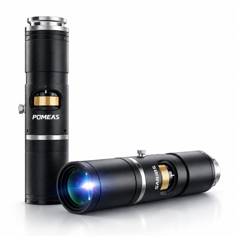 4K 7.5X Zoom Lens 0.68X-5.0X C-Mount Machine Vision Lens For 1inch Sensor Distortion Industrial Lens For AOI