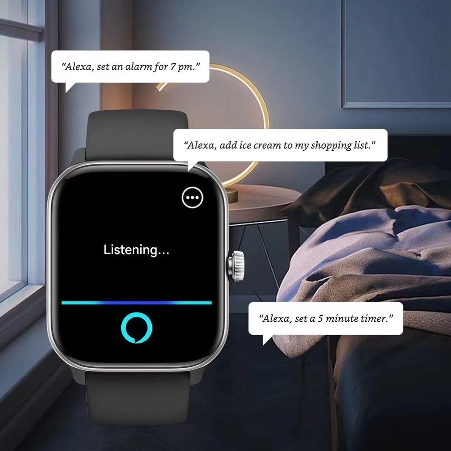 Smartwatch With Health Heart Rate And Blood Oxygen Monitoring
