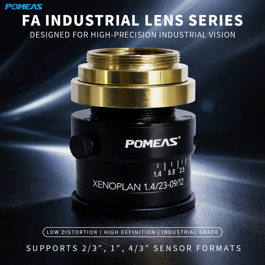 LFE-2314M 23mm F1.4 5MP Fixed Focal Length Machine Vision Lens For 2    3 Inch Industrial Cameras