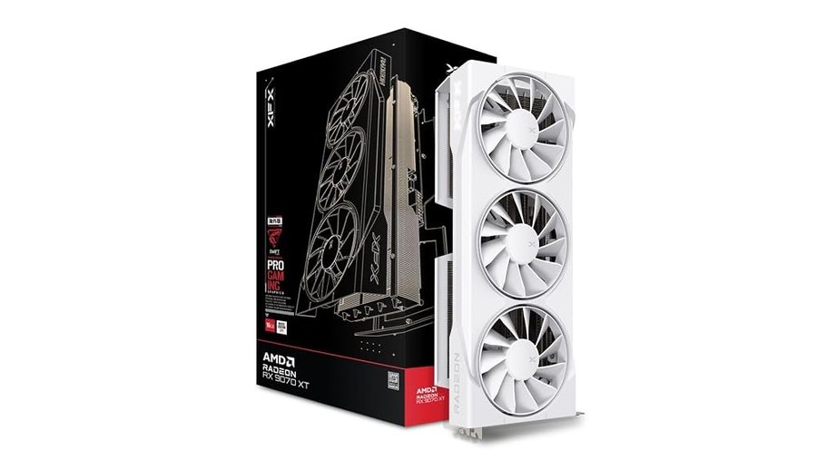 Xfx Vga 16gb Radeon Rx9070xt Swift White Oc Gaming 3xdp/1xhdmi Swift Amd Radeon Rx 9070xt White Oc Gaming Edition - Grafikkarte (rX-97tswf3w9)