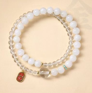 Natural Agate Crystal Bracelet