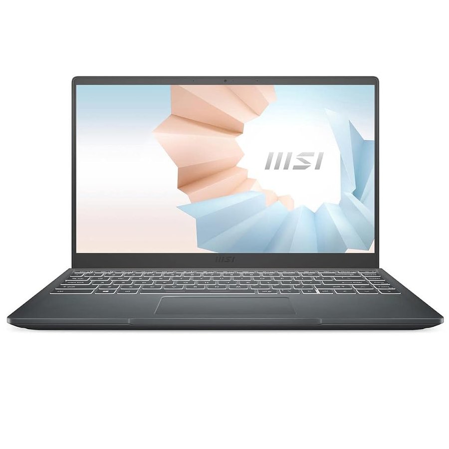 MSI Moderno Laptop Professionale da 14 Pollici Ultra Sottile e Leggero Intel Core i7-1165G7 Iris Xe 8GB 512GB NVMe SSD Win10