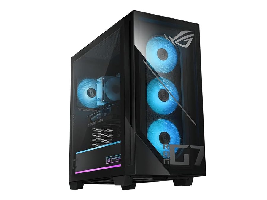 ASUS ROG G700 (2025) Gaming Desktop PC, Processore Intel Core Ultra 7 265F, NVIDIA GeForce RTX 5070, 1TB M.2 NVMe PCIe 4 SSD, 32GB DDR5 RAM, Windows 11 Home, G700TF-AS776