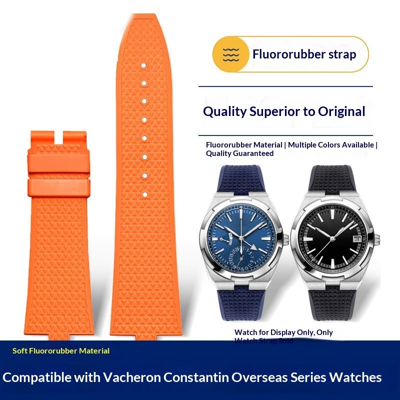Fluororubber Watch Strap Compatible With Jiangsi Dantons Across The Seas Series