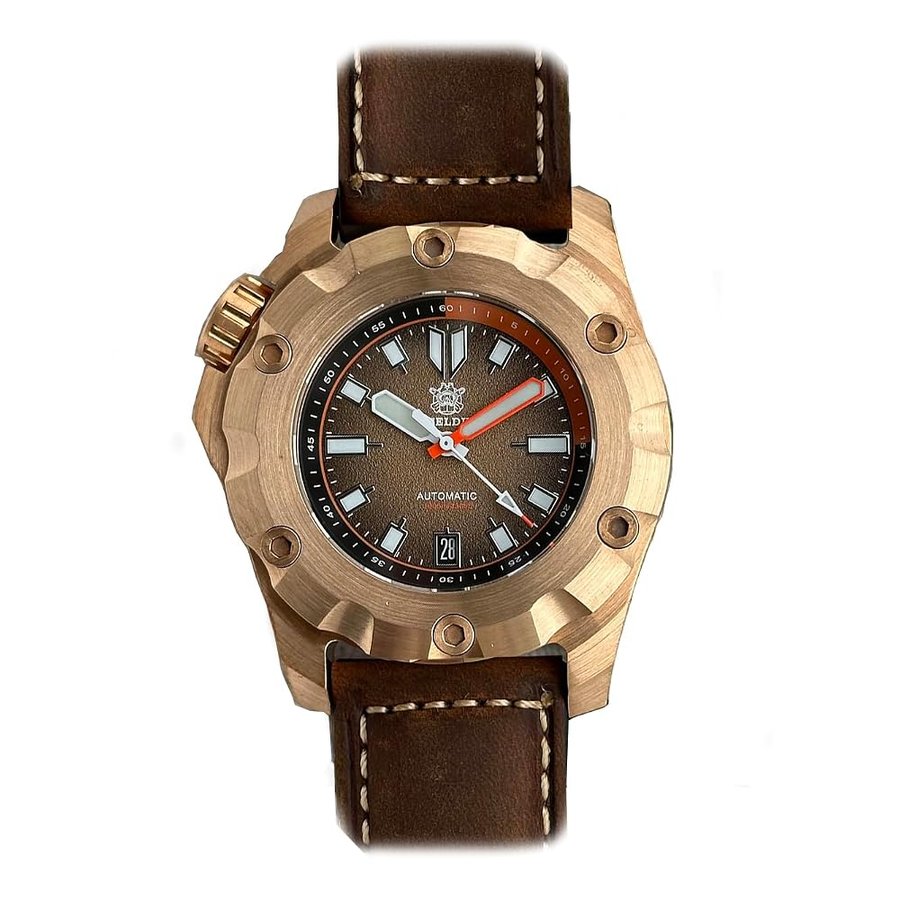 STEELDIVE SD1942S - Orologio da uomo in bronzo massiccio, NH35, impermeabile fino a 1000 m, collezione subacquea