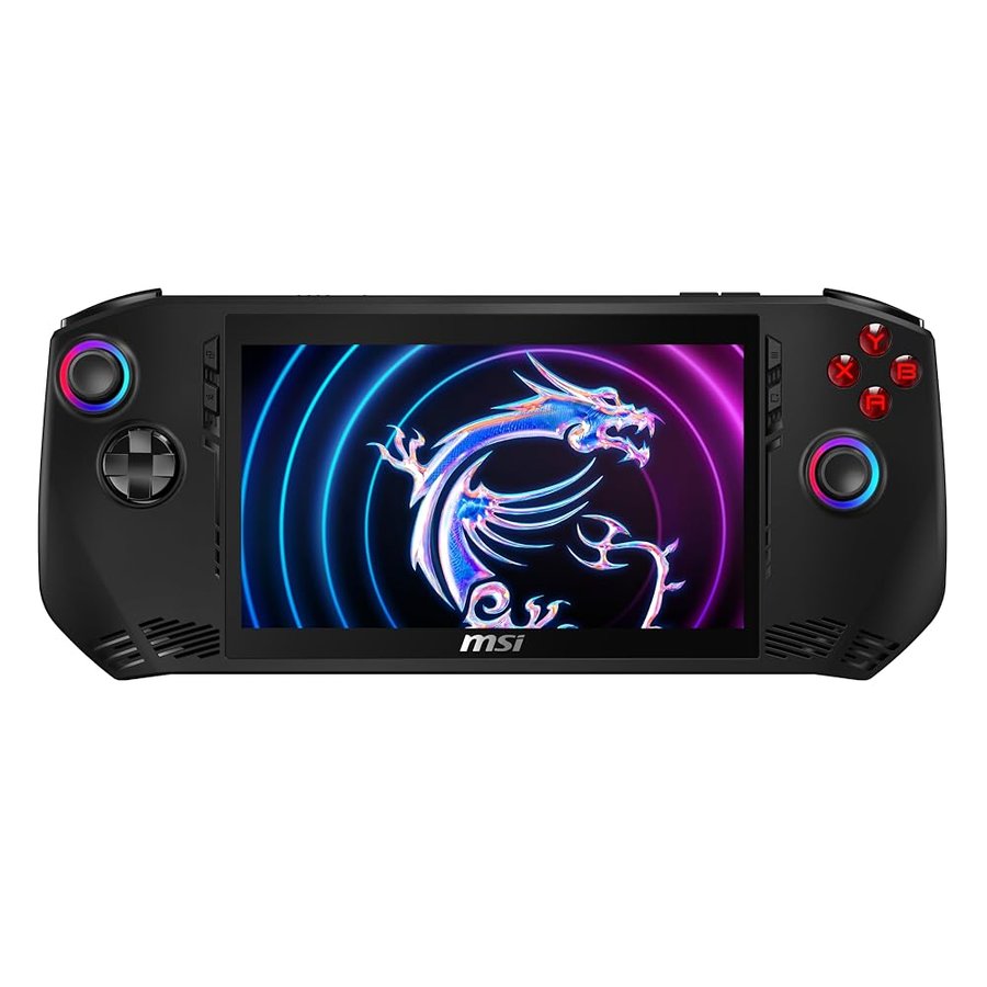 MSI Claw A1M-239IT, Console Gaming, 7" FHD 120Hz 100%sRGB, Intel Ultra 7 155H, Intel Arc, 512GB SSD PCIe4, 16GB RAM LPDDR5 6400MHz, WiFi 7, 6 Cell 53Whr, Win 11 Home [Garanzia ITA] Con Custodia, Nero