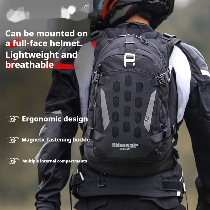 Motorcycle Riding Backpack For Helmets