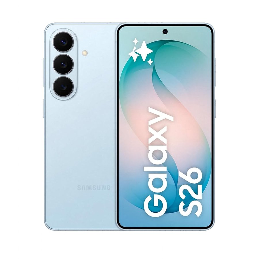 Samsung Galaxy S26, 256GB, Sky Blue [Versione italiana] | 3 anni di Garanzia, Smartphone AI, Processore Avanzato, Assistente Foto, Creative Studio, Camera 50 MP, 4300 mAh