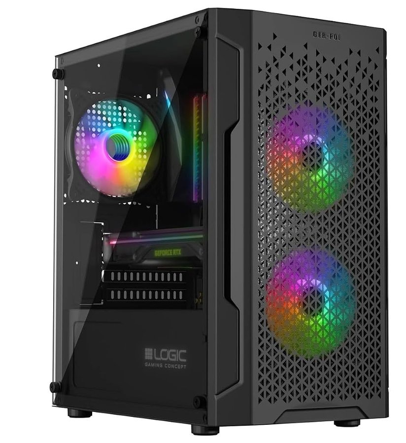 PC Gaming | AMD RYZEN 7 5700X + GEFORCE RTX 5060 + 32GB RAM + 1TB M.2 NVME | Windows 11 | Computer RGB