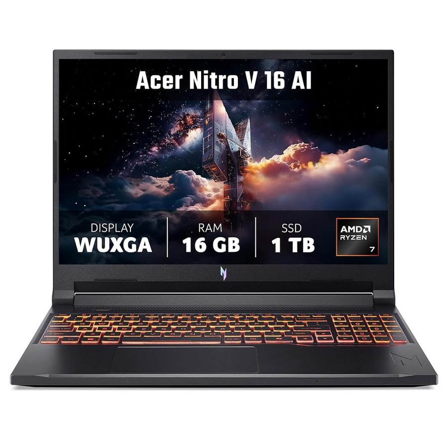 Acer Nitro V 16 AI | Notebook Gaming | AMD Ryzen™ 7 | RTX 5050 | 16GB | 1TB