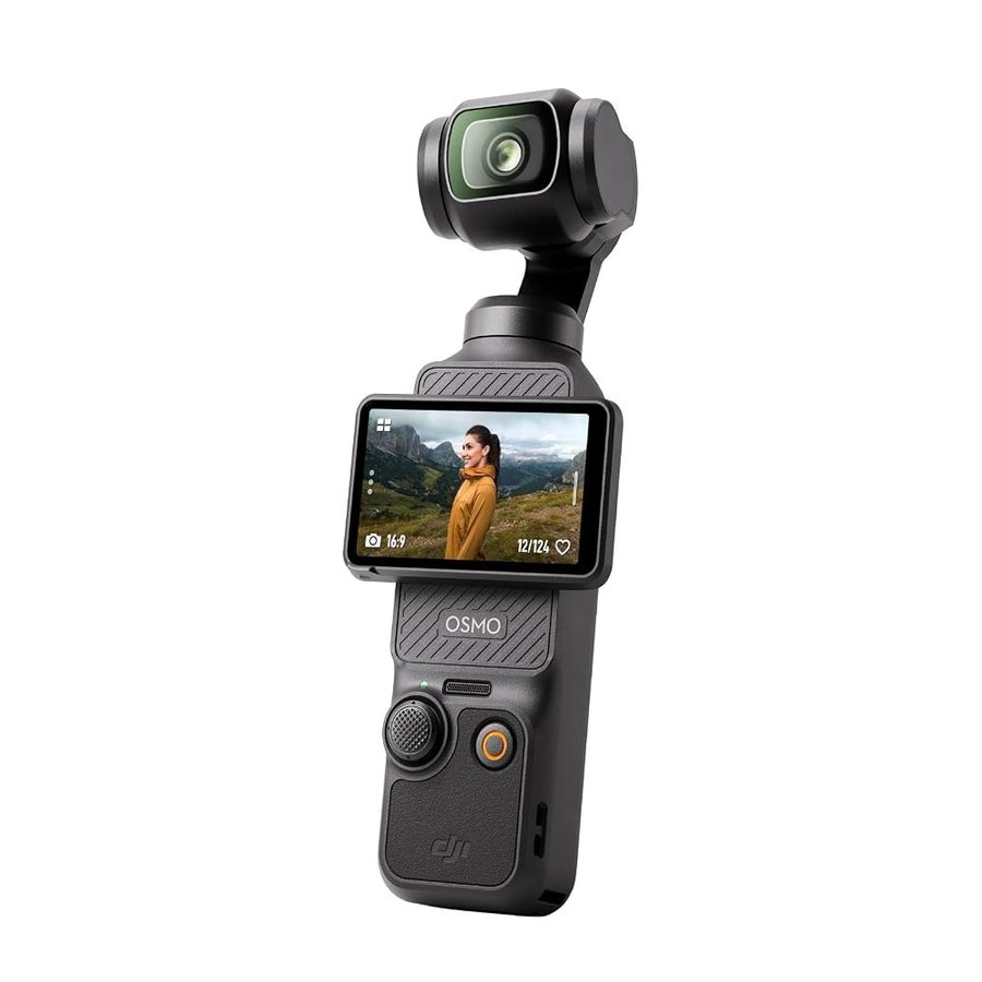 DJI Osmo Pocket 3, fotocamera per vlog con CMOS da 1'', 4K/120fps | stabilizzazione a 3 assi, messa a fuoco rapida, tracciamento di volti/oggetti, touchscreen ruotabile da 2", Youtube