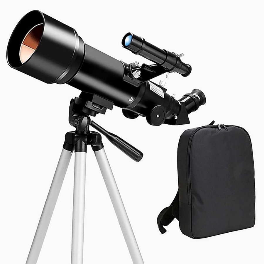 Telescopio monoculare, telescopio astronomico, telescopio Professionale l'osservazione Stelle 100x Principianti, telescopi rifrattori astronomici 70 mm Adulti, con Altezza Regolabile T