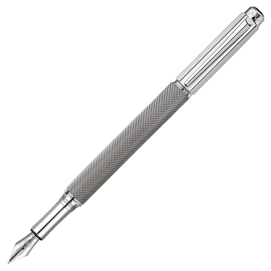 Caran D'ache - Penna stilografica punta media placcata argento rodiato, Ivanhoe della serie Various