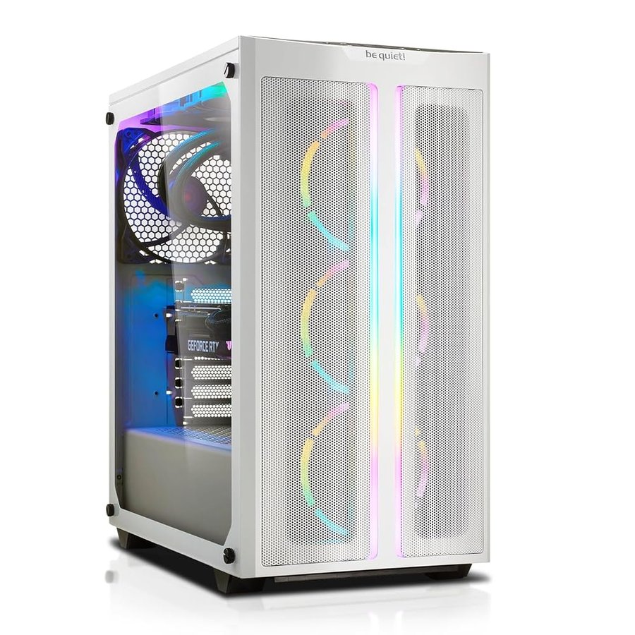 PC gaming di fascia alta bianco – Ryzen 7 9800X3D | NVIDIA RTX 5080 16GB | 32GB DDR5 | SSD M.2 da 1TB | Raffreddamento ad acqua RGB 360 | Win 11 Pro – Build bianco nobile per le massime prestazioni