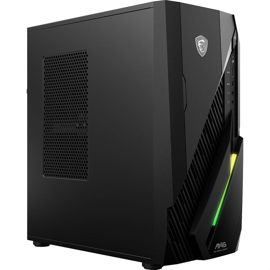 msi MAG Infinite E1 14NVL5-104EU Gaming PC – Processore Intel Core i5 14400F, scheda video GeForce RTX 5060 8G, 16GB di RAM DDR5, 1TB SSD PCIe GEN4x4 w/o DRAM NVMe - Alimentatore 80+ Bronze, Wi-Fi 6E