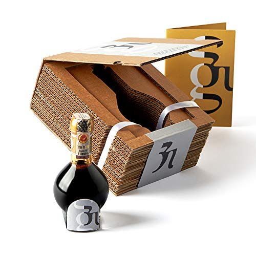 Aceto Balsamico Tradizionale di Modena dop – Extravecchio – invecchiato almeno 24 anni - Biologico, Biodinamico (Demeter), Vegano, Vegetariano, senza OGM – Confezione1 Bottiglia da 100 ml
