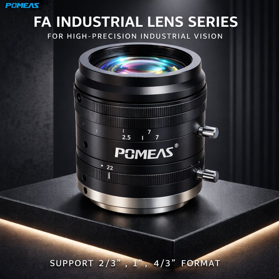 LFEHH-3520M 35mm F2.0 10MP Fixed Focal Length Machine Vision Lens For 2   3 Inch Industrial Cameras