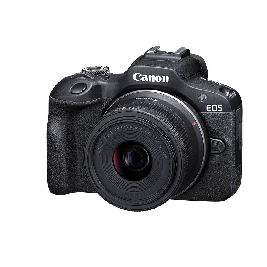 Canon EOS R100 Fotocamera Mirrorless 24 Megapixel APS-C + RF-S 18-45mm