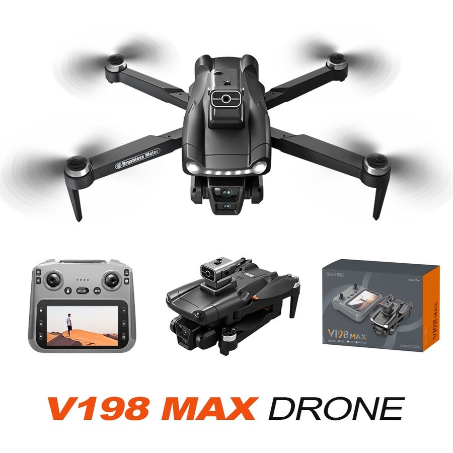 Cross-border New Product V198MAX Brushless GPS Return-to-Home Drone