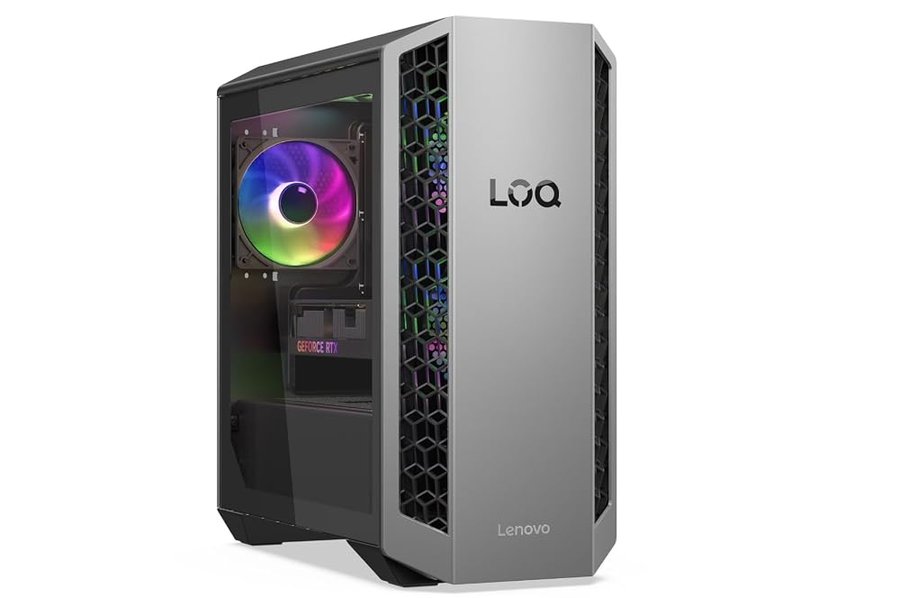 Lenovo LOQ Desktop Gaming Computer 26L | NVIDIA GeForce RTX 5060 Ti 8GB GDDR7, AMD Ryzen 7 8745HX, 16GB RAM DDR5, 1TB M.2 2280 PCIe 4.0x4 NVMe, Windows 11 Home