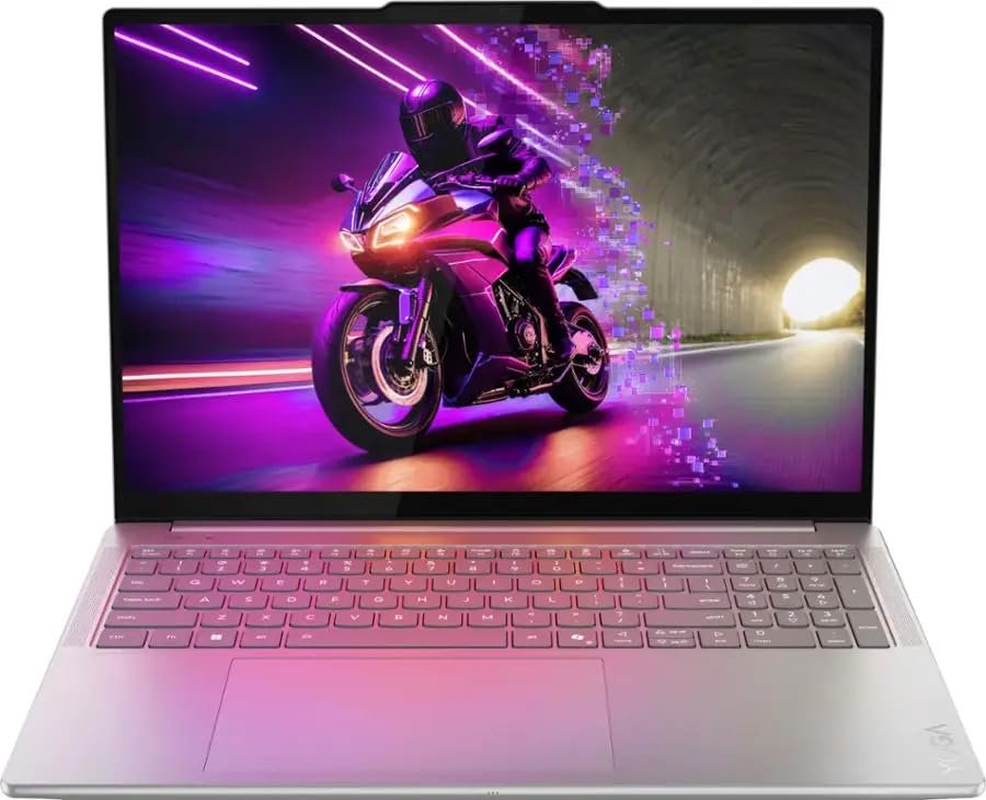 Lenovo Computer portatile Yoga Pro 9i da 16 pollici, Intel Ultra 9 285H 16-Core, NVIDIA GeForce RTX 5060, 32 GB di RAM, SSD NVMe da 1 TB, 16" 3.2K Tandem OLED 120Hz 1000-nits, Windows 11 Pro