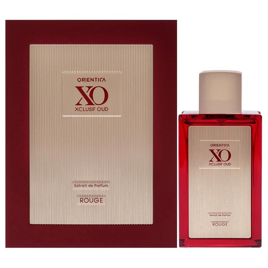 Orientica XO Xclusif Oud Rouge Extrait de Parfum 60ml | Profumo Arabo Premium Unisex | Fragranza di Lusso per Uomo e Donna | Miscela Orientale Floreale e Dolce con Gelsomino, Zafferano e Ambra