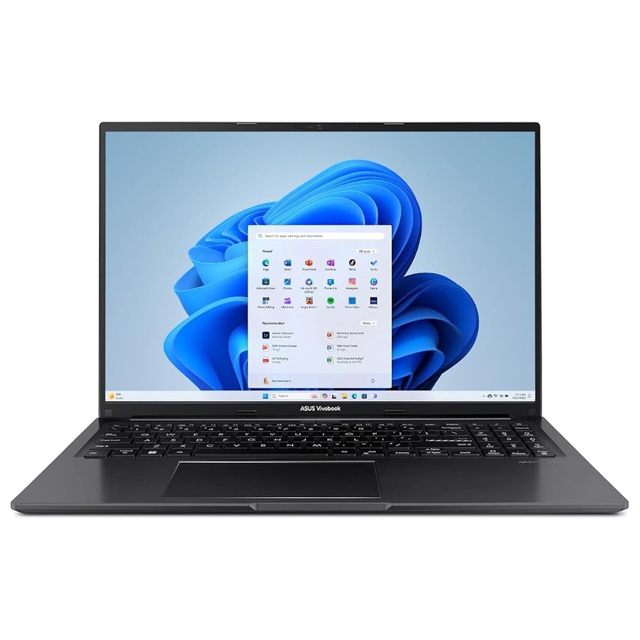 ASUS Vivobook - Computer portatile 16", WUXGA (1920 x 1200) 16:10, CPU Intel Core i7-13700H, grafica Intel Iris X, RAM da 8 GB, SSD da 1 TB, Windows 11 Home, Indie Black, F1605VA-DS74