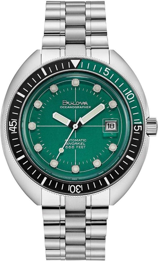Orologio Automatico 96B322, Argento, 41 mm, Bracciale